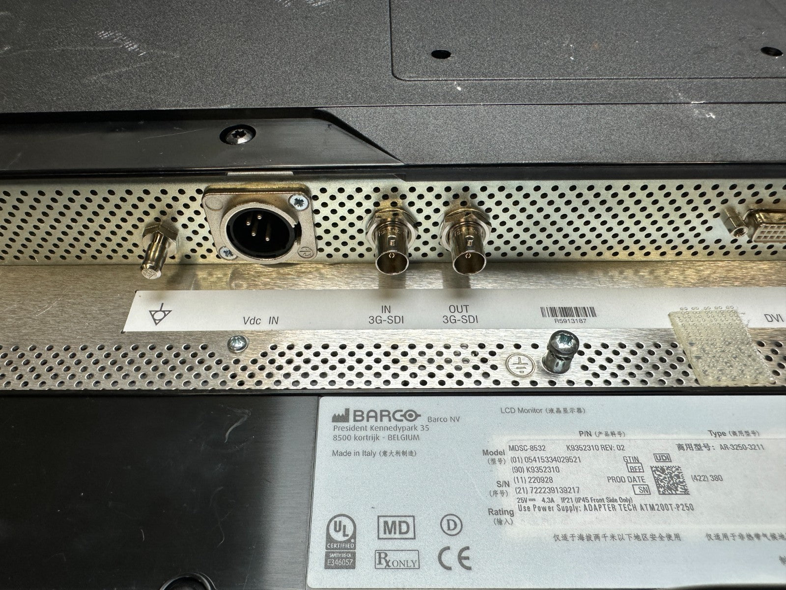 Arthrex AR-3250-3211 Synergy Monitor, 4K, 32" inch