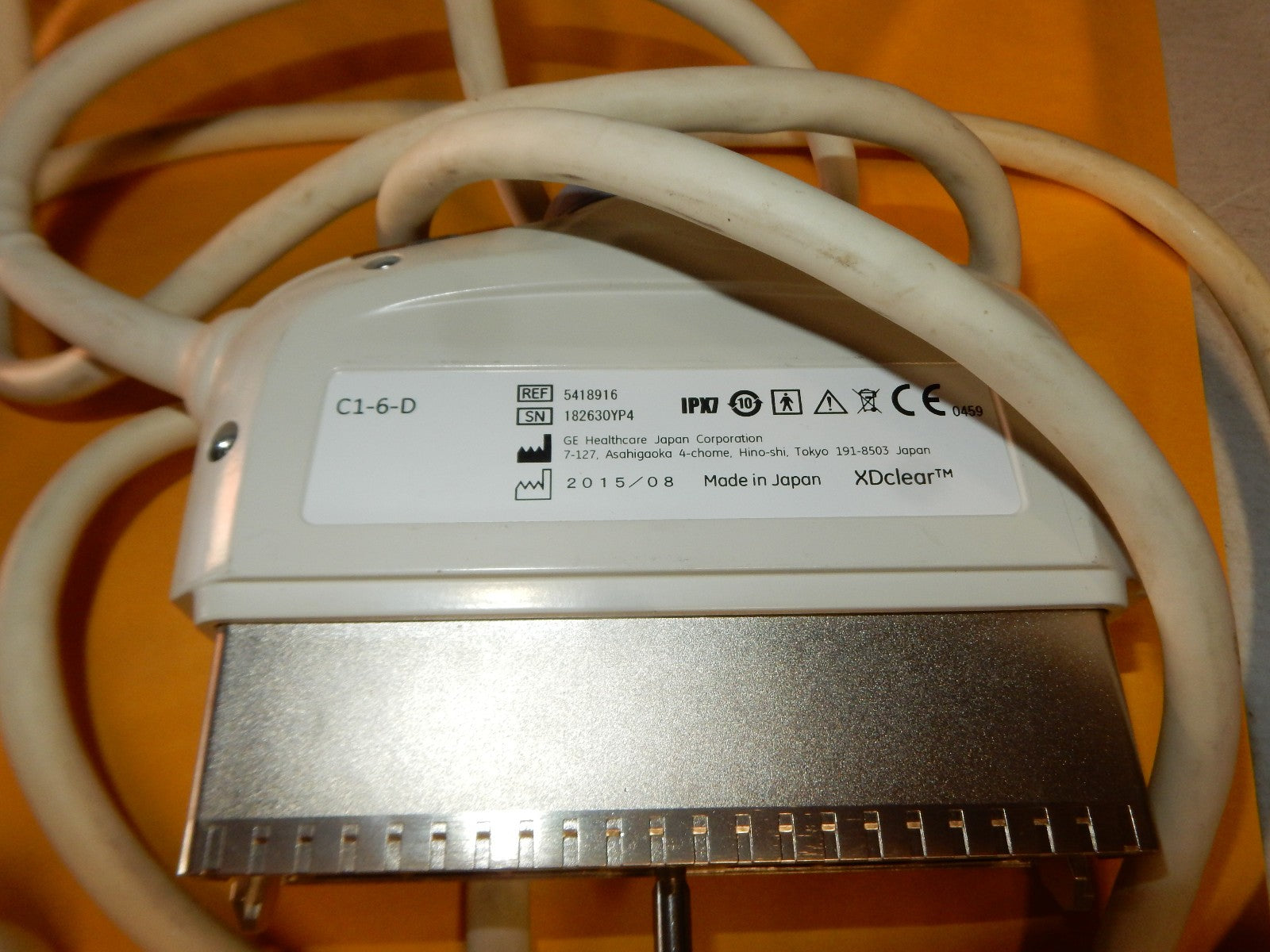 GE C1-6-D Ultrasound Probe Transducer