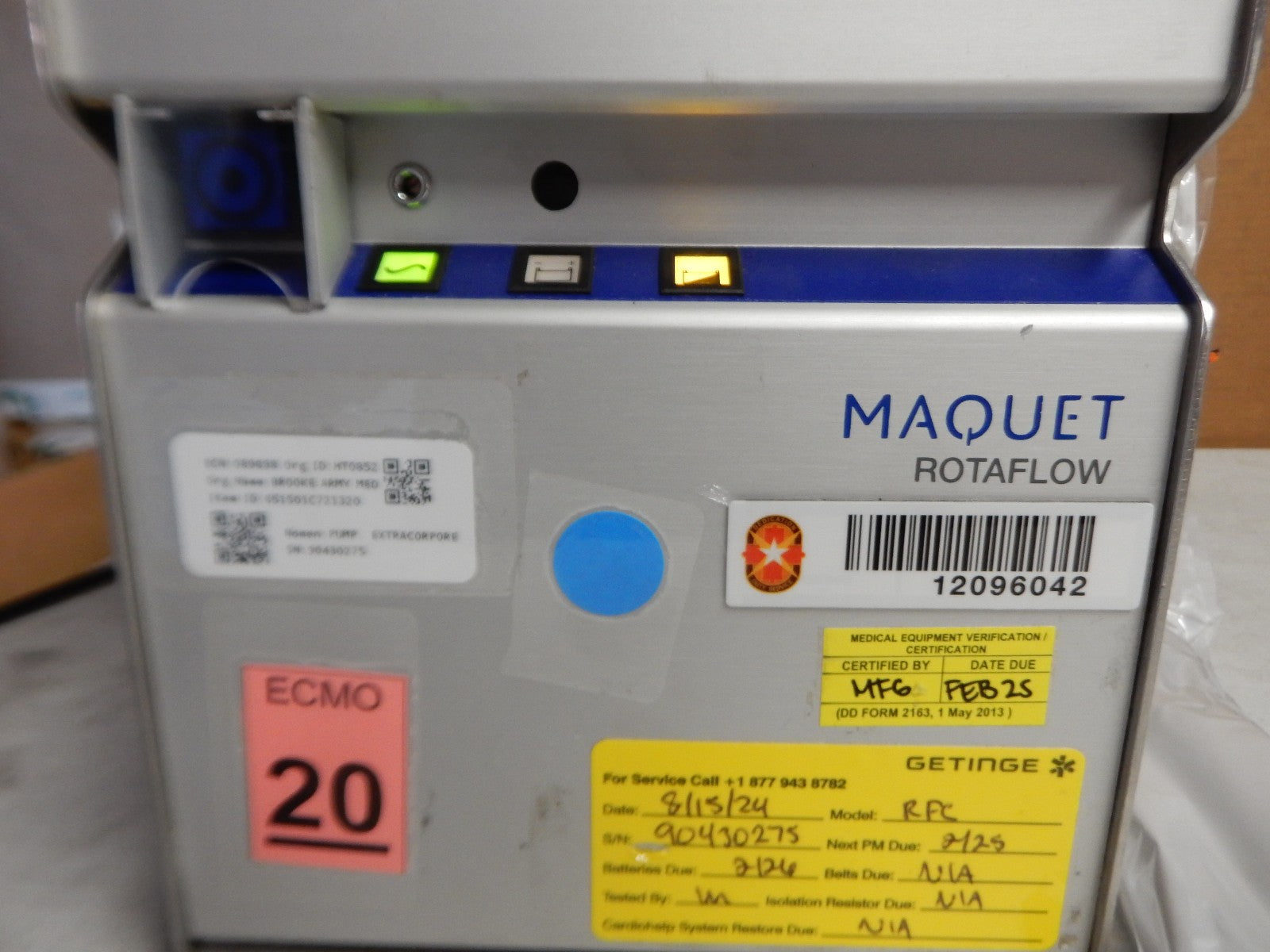 Maquet Rotaflow Console Pump 70105.1712