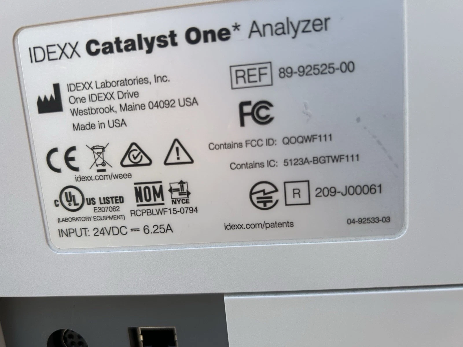 IDEXX Catalyst One Veterinary Chemistry Analyzer